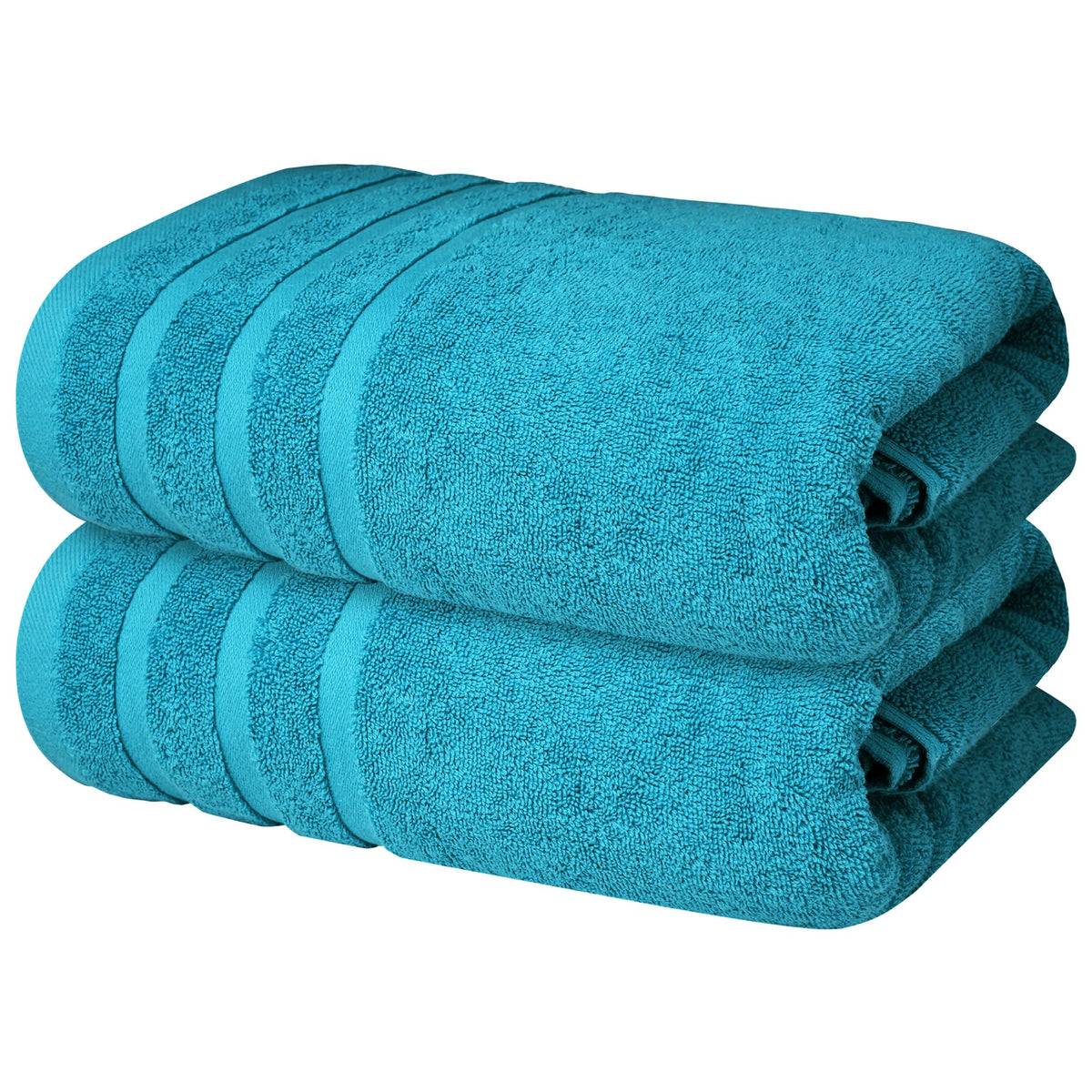 Infinitee Xclusives 100% Ring-Spun Cotton Bath Towels for Bathroom - Pack 2