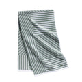 Lacoste Guethary Striped 100% Cotton Bath Towel, Meteorite, 30"x54"