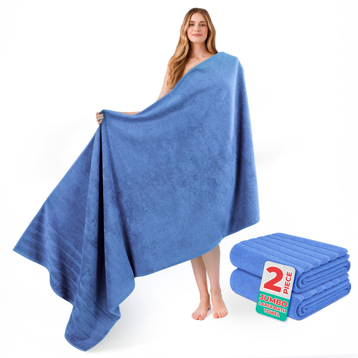 American Soft Linen 100% Cotton Luxury Turkish Towels, 3 Piece Towel Set