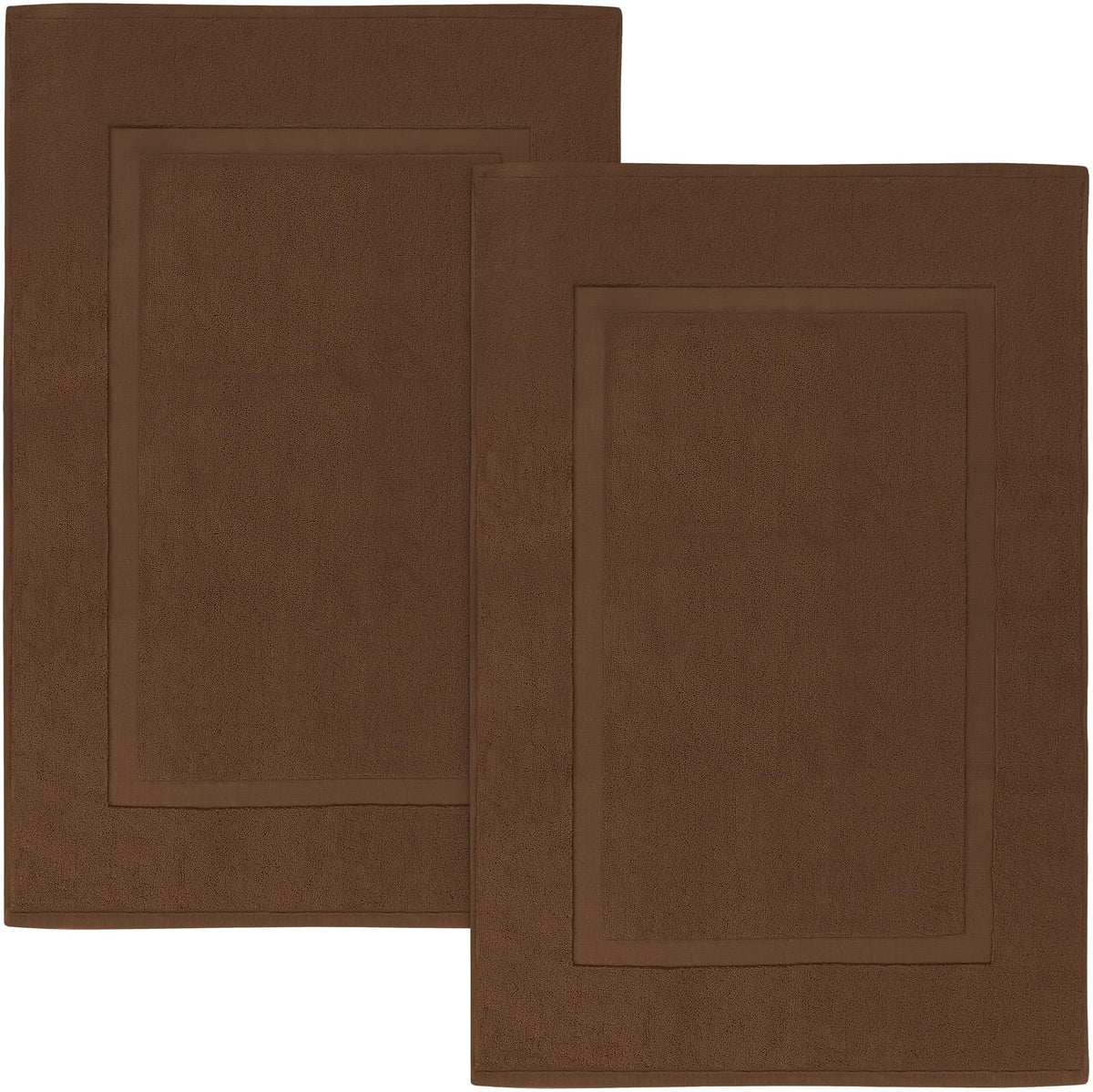 Utopia Towels Cotton Bath Mat, 21x34 in, 2 Pack, Grey