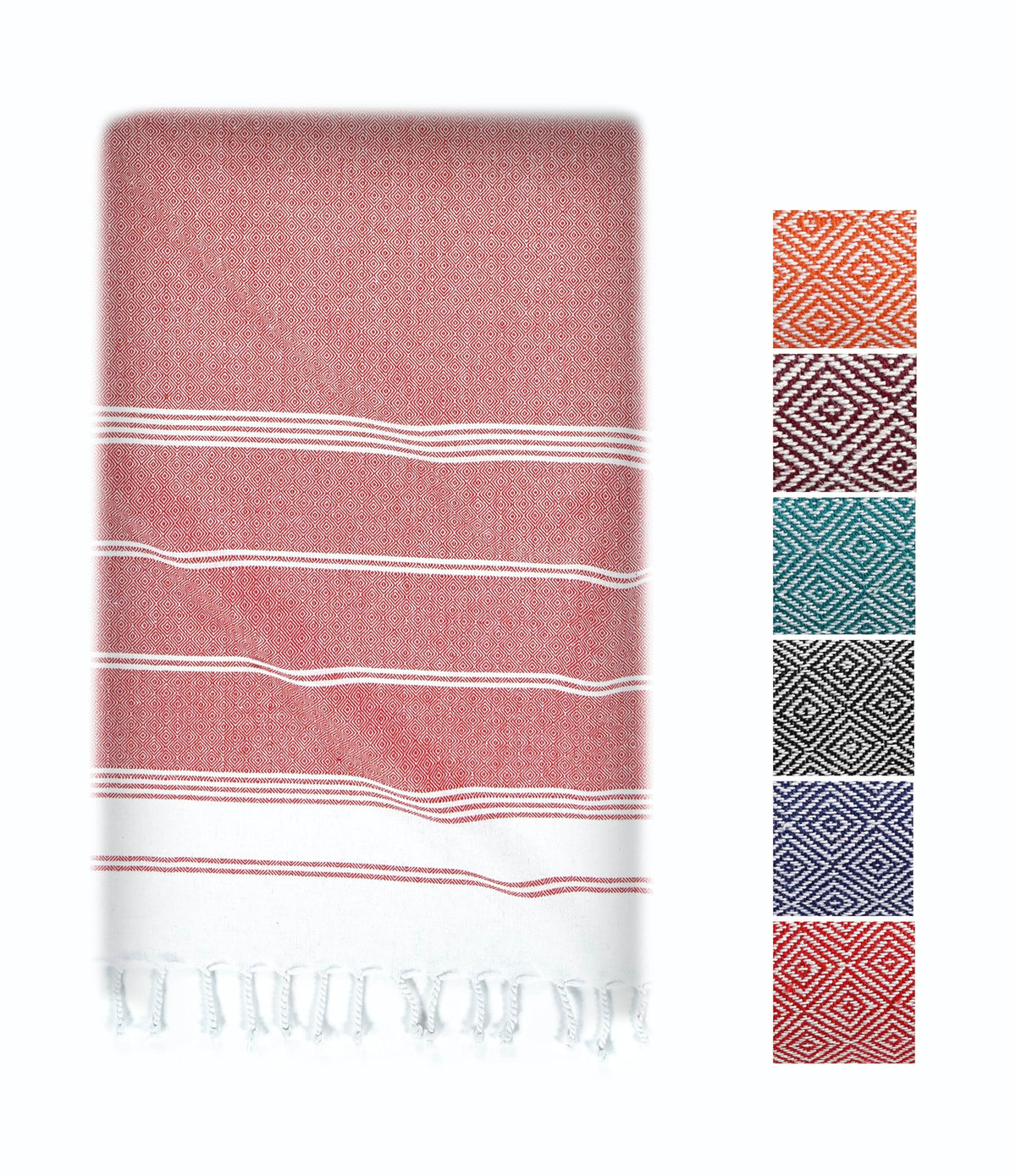 LANE LINEN Turkish Towels 6 Pcs, Beach Towels Oversized, Soft - Beach Party