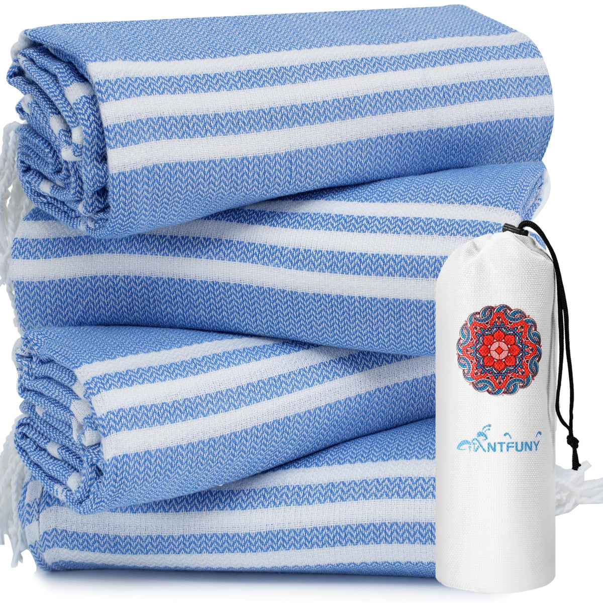 Turkish Beach Towels Vacation Essentials Quick Dry Sand Free Soft Absorbent Adult Oversized Bath Pool Swim Long Towel Lightweight Thin Fast Drying Over The Chair Towel Sand Repellent Anti Yellow