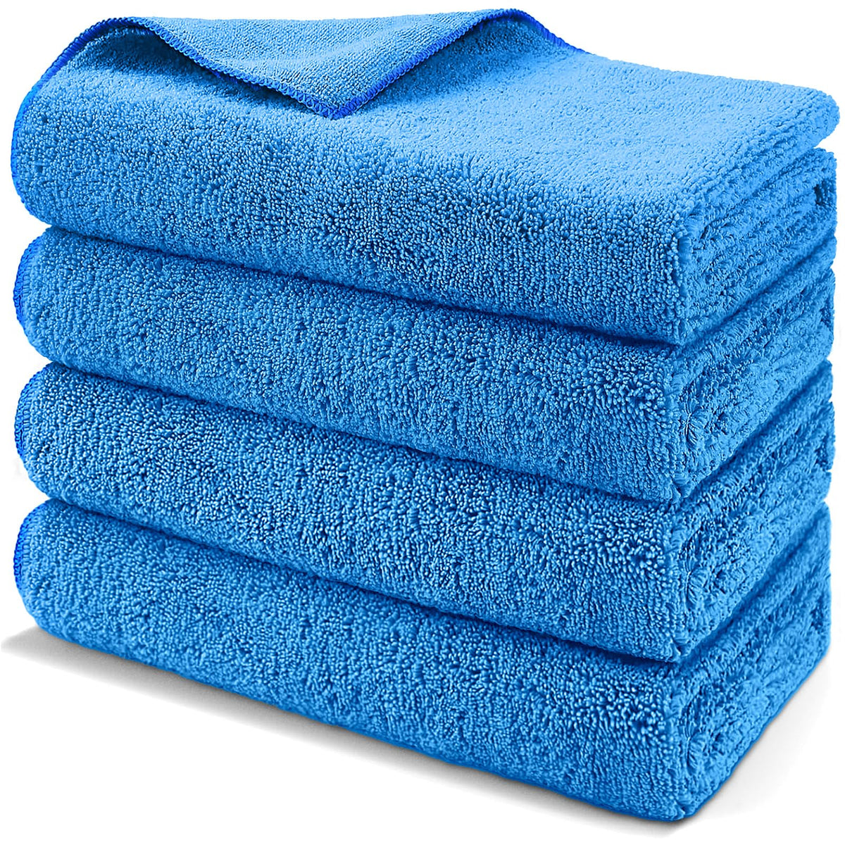 HOMEXCEL Professional Large Microfiber Car Drying Towels 2 Pack, Lint Free, Scratch Free, Highly Absorbent Drying Towel for Cars, SUVs, RVs, Trucks, and Boats,31" x 24",Grey