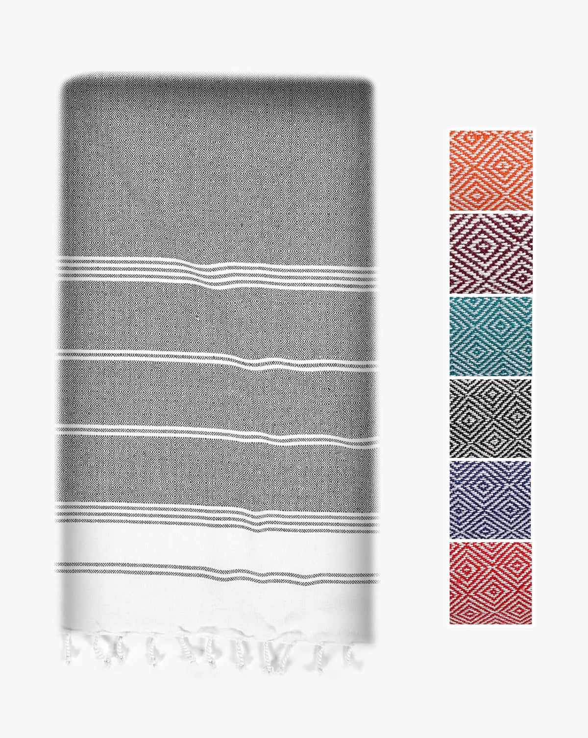 LANE LINEN Turkish Towels 6 Pcs, Beach Towels Oversized, Soft - Beach Party