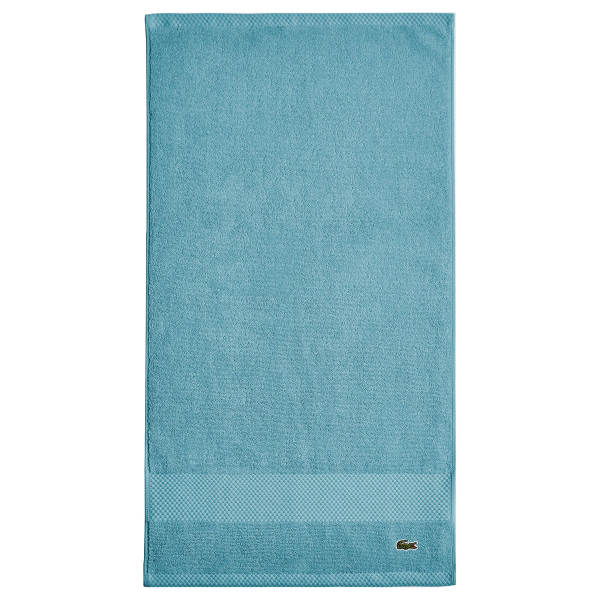 Lacoste Heritage 100% Supima Cotton Bath Towel 30" x 54", Micro Chip