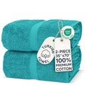 Chakir Turkish Linens 100% Cotton 4-Pack Bath Towels 27x54, Gray