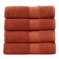 NY Loft 100% Cotton 6-Piece Bath Towel Set | Pink | Oeko-TEX | Quick-Dry