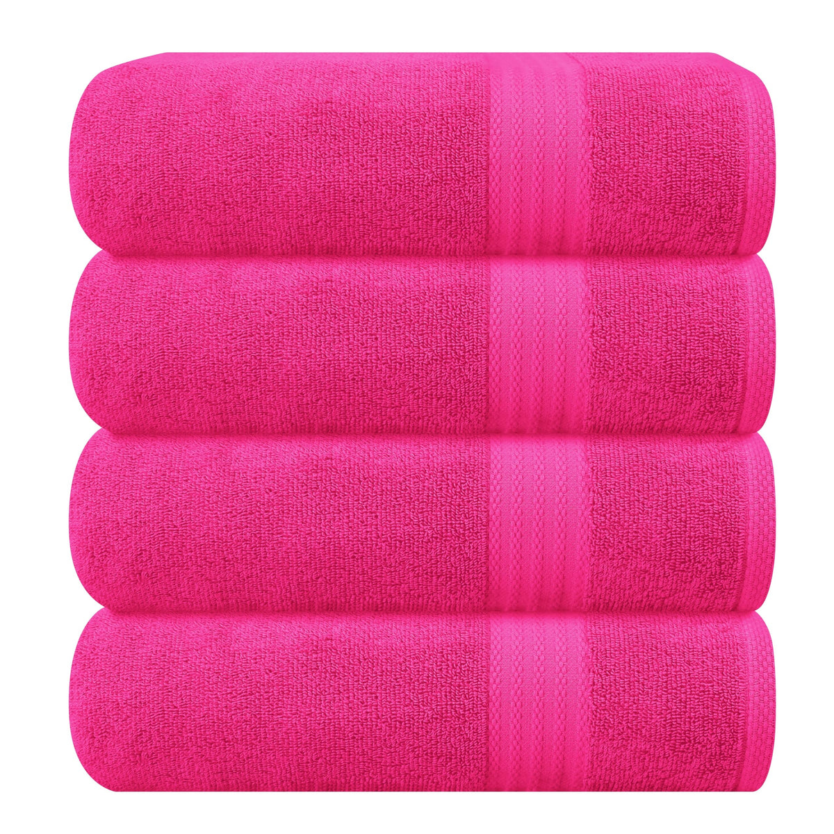 GLAMBURG Ultra Soft 8-Piece Towel Set - 100% Pure Ringspun Cotton, Contains 2 Oversized Bath Towels 27x54, 2 Hand Towels 16x28, 4 Wash Cloths 13x13 - Ideal for Everyday use, Hotel & Spa - Black