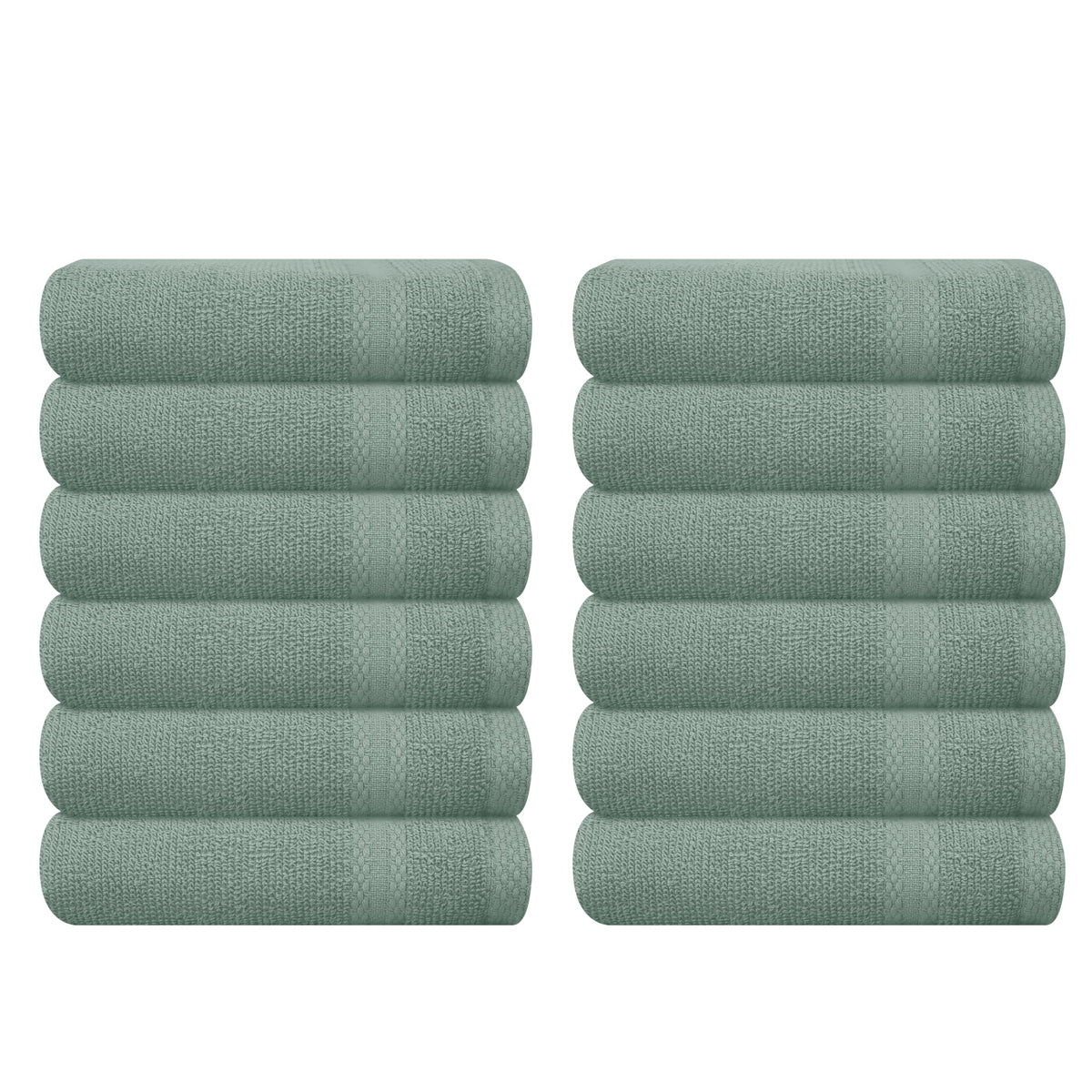 GLAMBURG Ultra Soft 8-Piece Towel Set - 100% Pure Ringspun Cotton, Contains 2 Oversized Bath Towels 27x54, 2 Hand Towels 16x28, 4 Wash Cloths 13x13 - Ideal for Everyday use, Hotel & Spa - Black