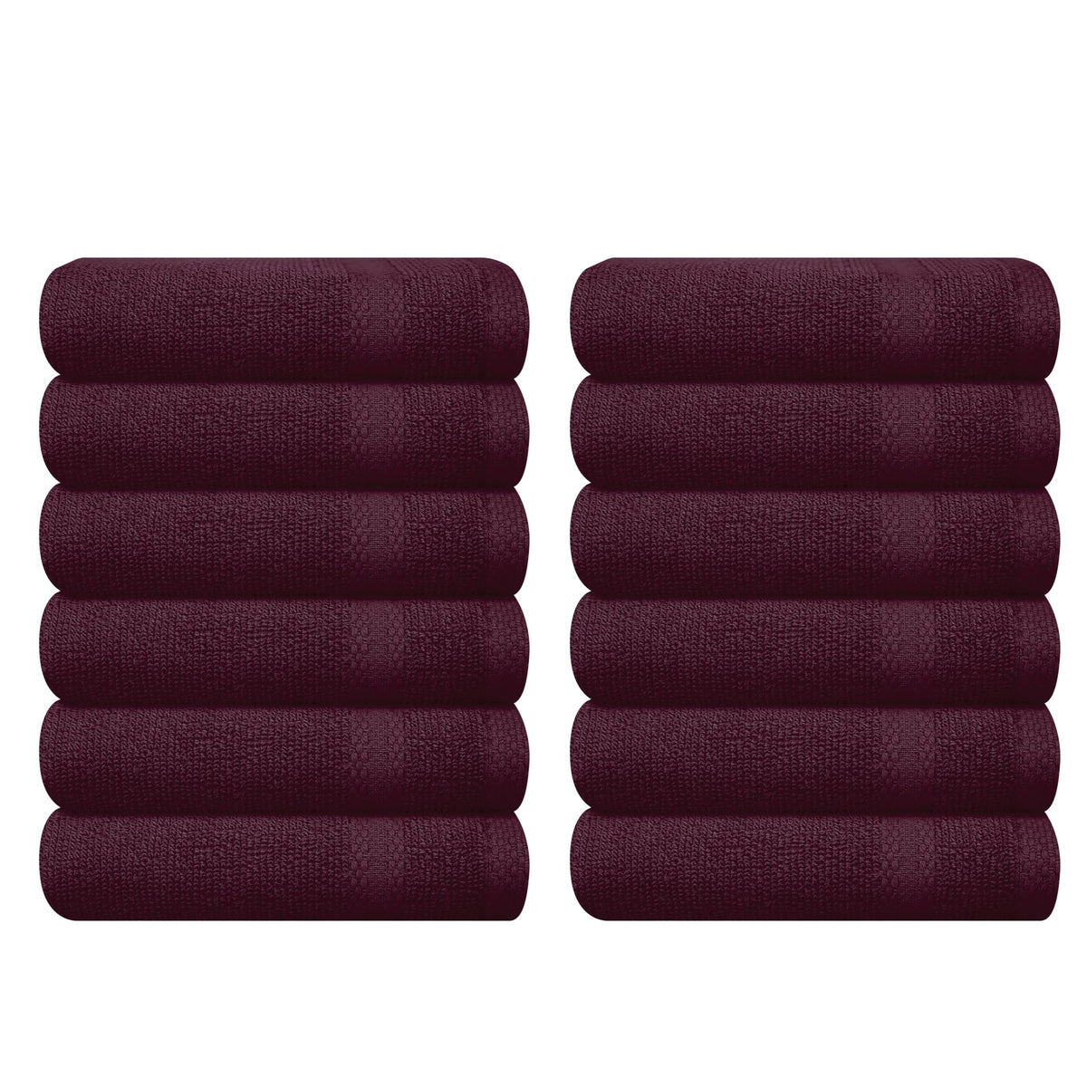 GLAMBURG Ultra Soft 8-Piece Towel Set - 100% Pure Ringspun Cotton, Contains 2 Oversized Bath Towels 27x54, 2 Hand Towels 16x28, 4 Wash Cloths 13x13 - Ideal for Everyday use, Hotel & Spa - Navy Blue