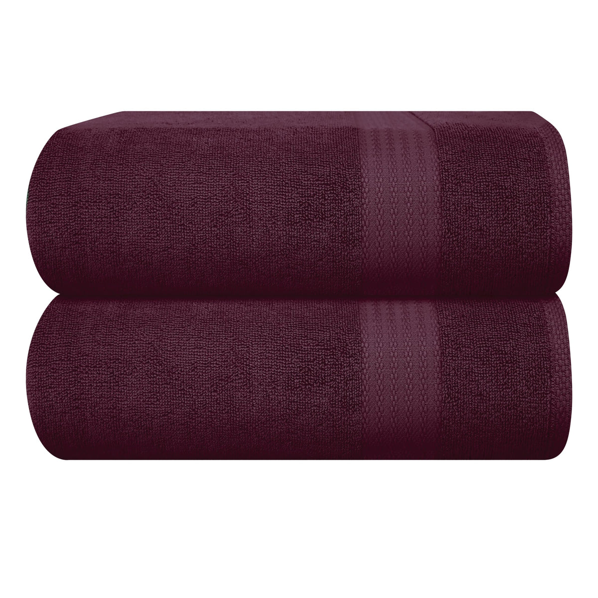 GLAMBURG Ultra Soft 8-Piece Towel Set - 100% Pure Ringspun Cotton, Contains 2 Oversized Bath Towels 27x54, 2 Hand Towels 16x28, 4 Wash Cloths 13x13 - Ideal for Everyday use, Hotel & Spa - Black