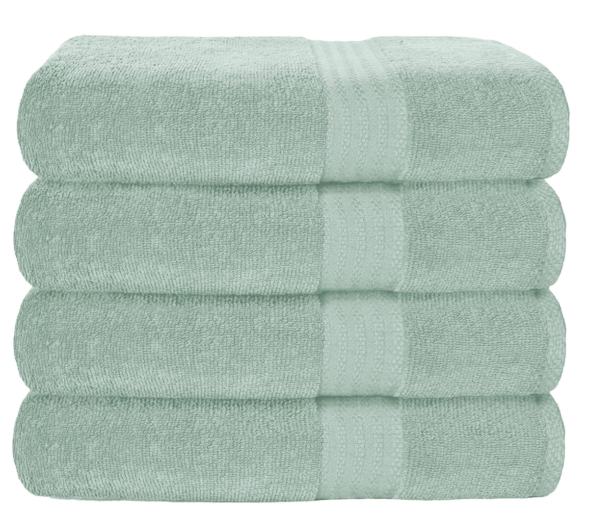 GLAMBURG Ultra Soft 8-Piece Towel Set - 100% Pure Ringspun Cotton, Contains 2 Oversized Bath Towels 27x54, 2 Hand Towels 16x28, 4 Wash Cloths 13x13 - Ideal for Everyday use, Hotel & Spa - Black