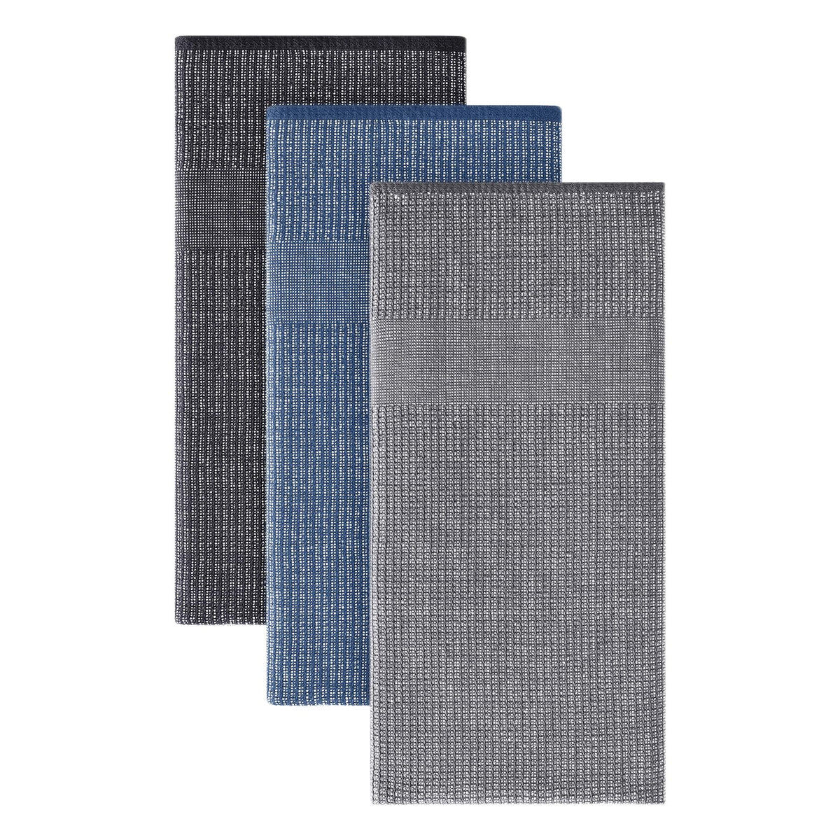Homaxy 380 GSM Cotton Premium Kitchen Towels 6 Pack, 18"x 28", Khaki