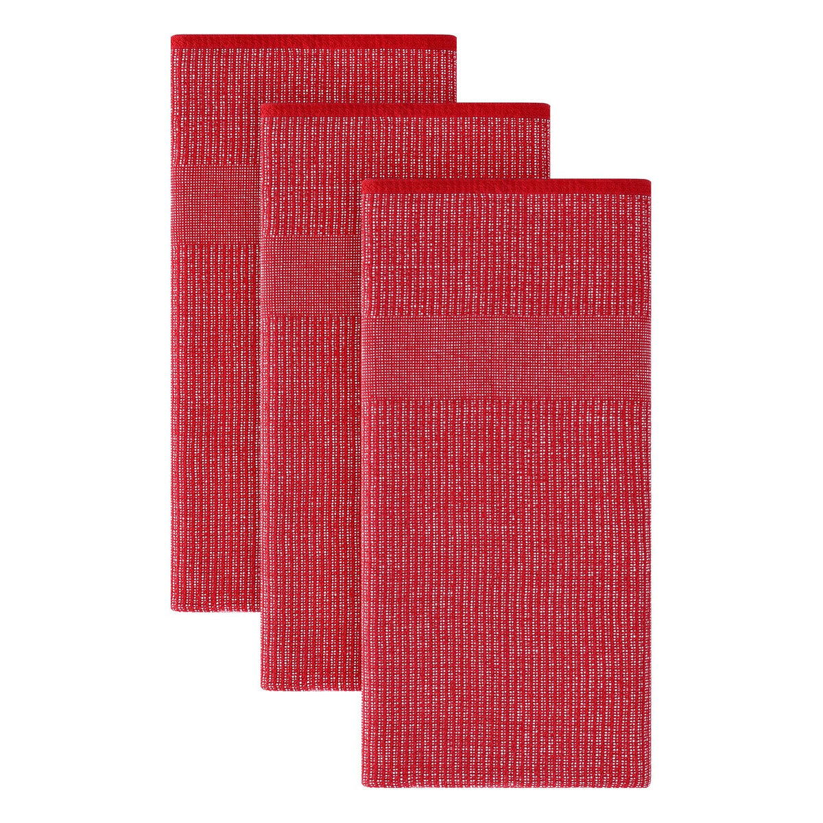 Homaxy 380 GSM Cotton Premium Kitchen Towels 6 Pack, 18"x 28", Khaki