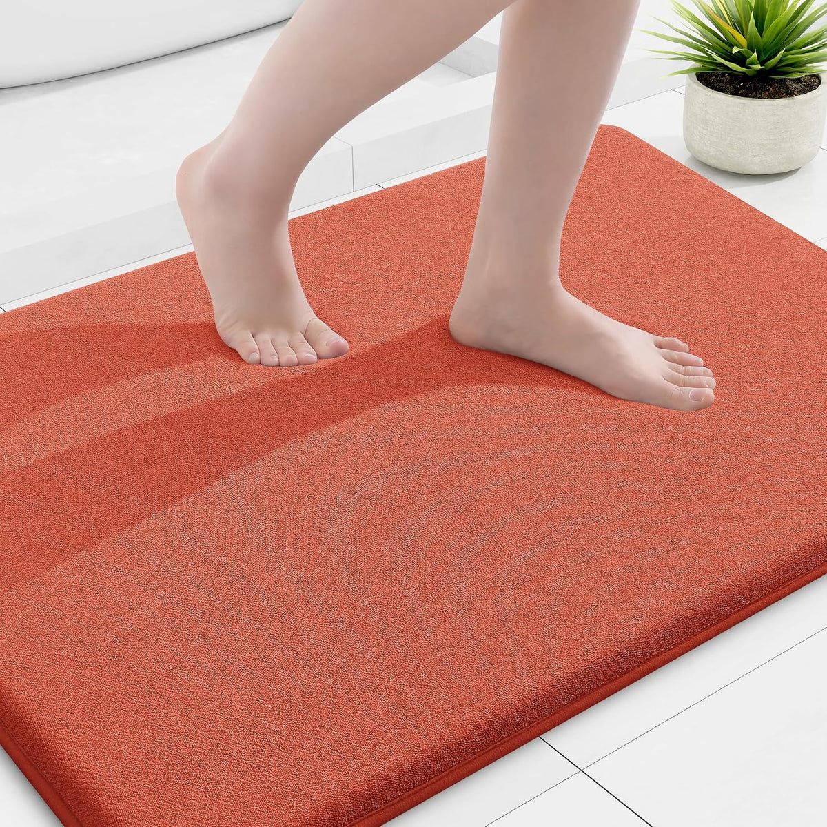 Smiry Memory Foam Bath Mat 30x20, Extra Soft and Absorbent Bathroom Rugs