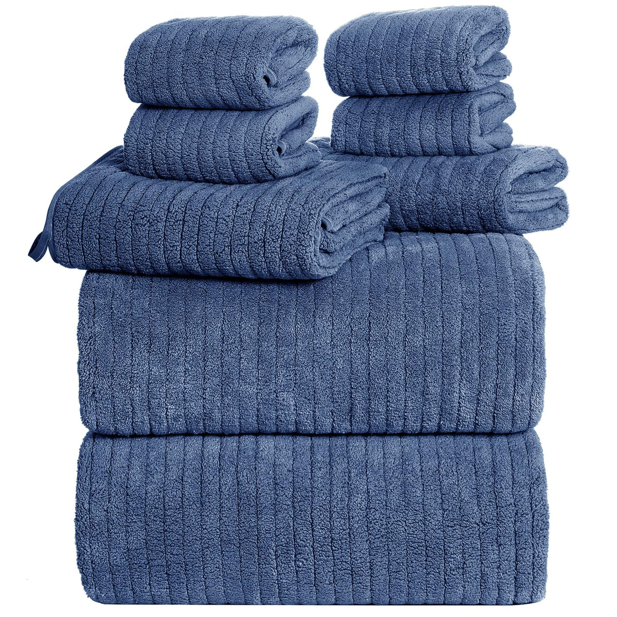 4 Pack Bath Towels Set 35 x 70in Extra Large, Ultra Soft Microfiber