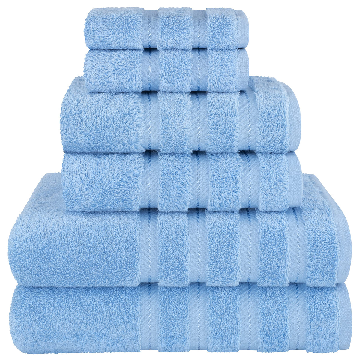 American Soft Linen 100% Cotton Luxury Turkish Towels, 4 PC Bath Towel Set
