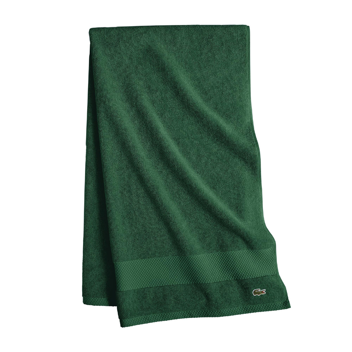 Lacoste Heritage 100% Supima Cotton Bath Towel 30" x 54", Micro Chip
