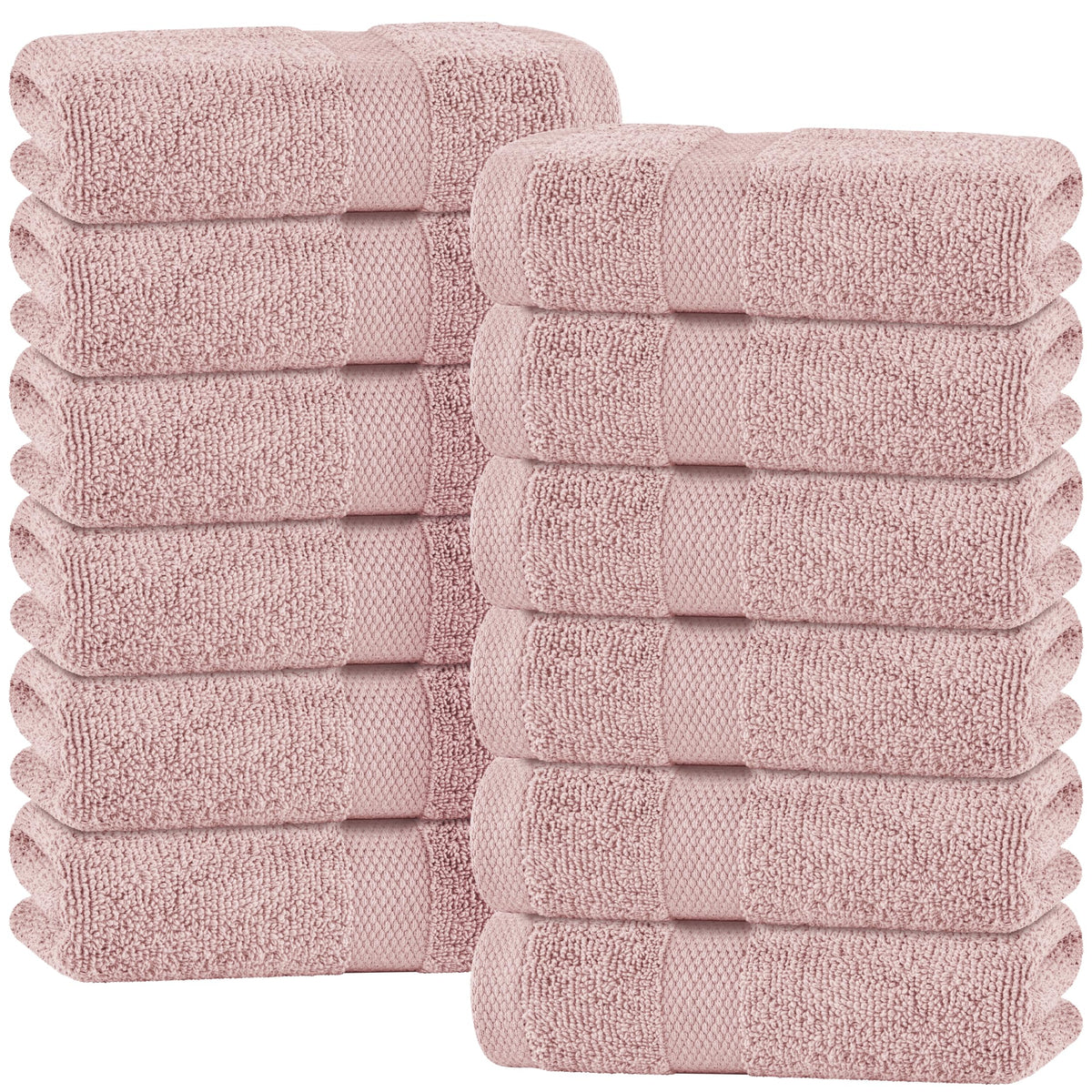 Wealuxe White Bath Towels Set of 4 — 27 x 54 Inch, 100% Ring Spun Cotton 650GSM, Extra Absorbent, Soft White Towels for Bathroom, Shower, Hotel, Spa