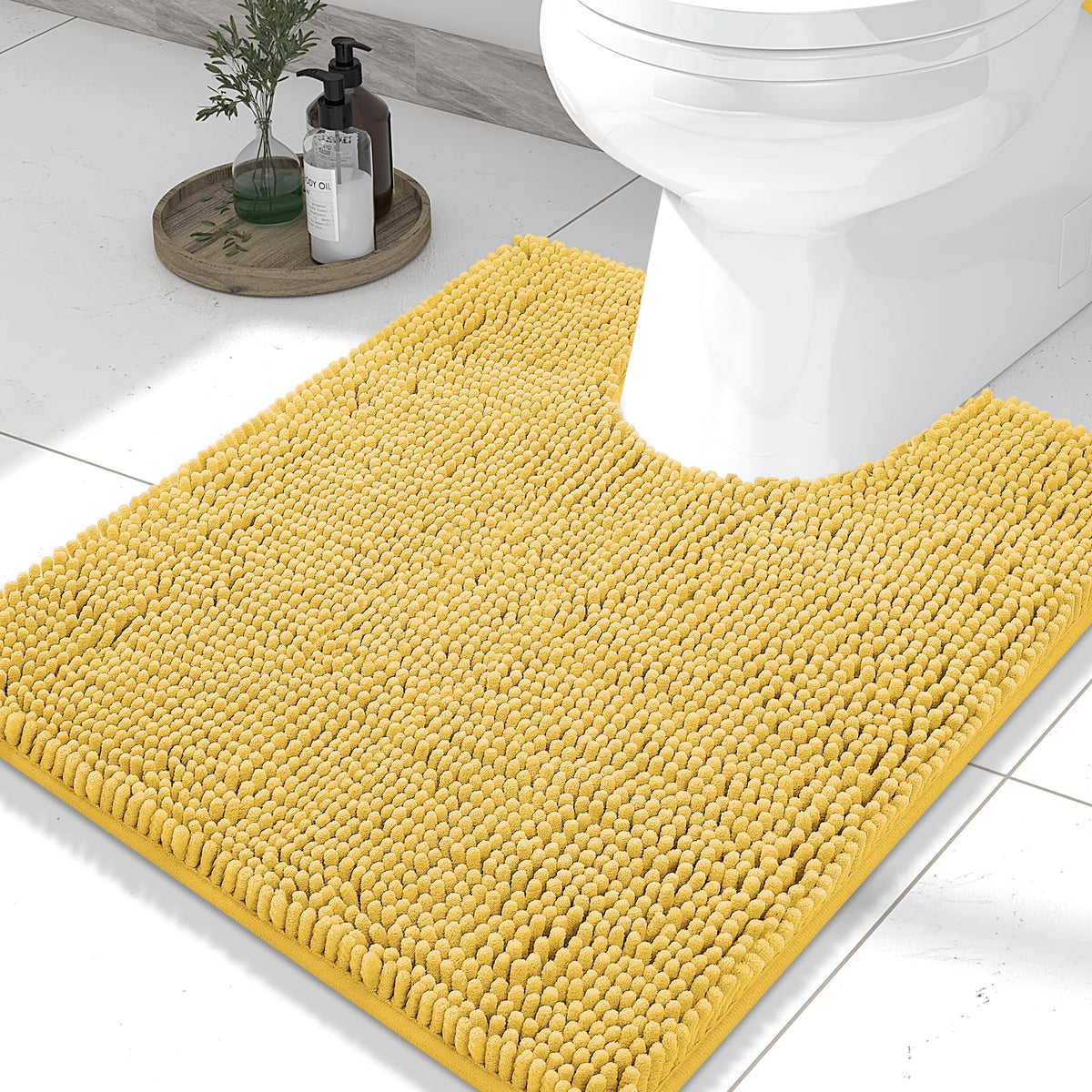 Smiry Bathroom Rugs 30X20, Luxury Chenille Extra Soft Absorbent Bath Mat