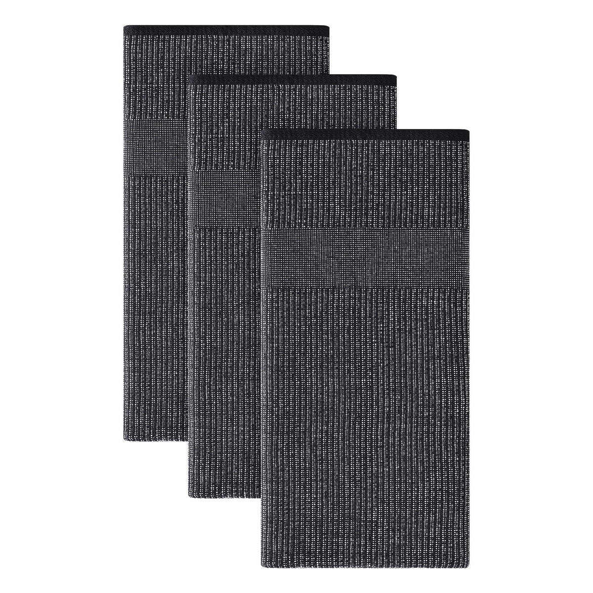 Homaxy 380 GSM Cotton Premium Kitchen Towels 6 Pack, 18"x 28", Khaki