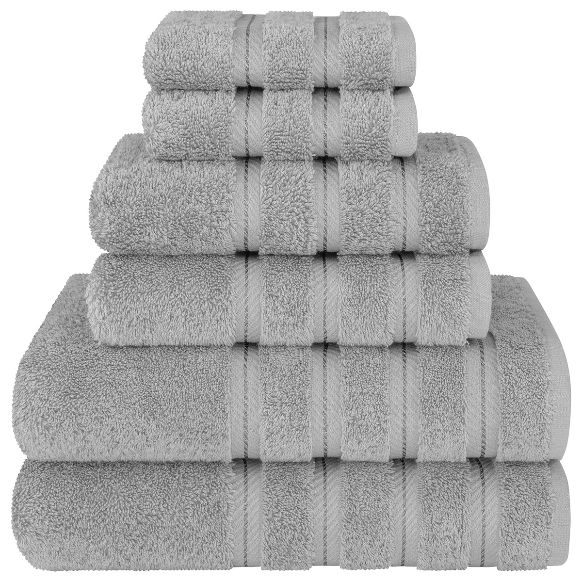 American Soft Linen 100% Cotton Luxury Turkish Towels, 4 PC Bath Towel Set