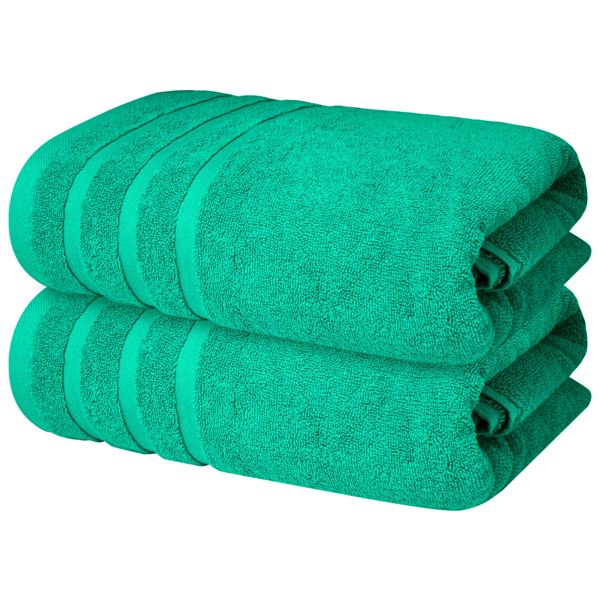 Infinitee Xclusives 100% Ring-Spun Cotton Bath Towels for Bathroom - Pack 2
