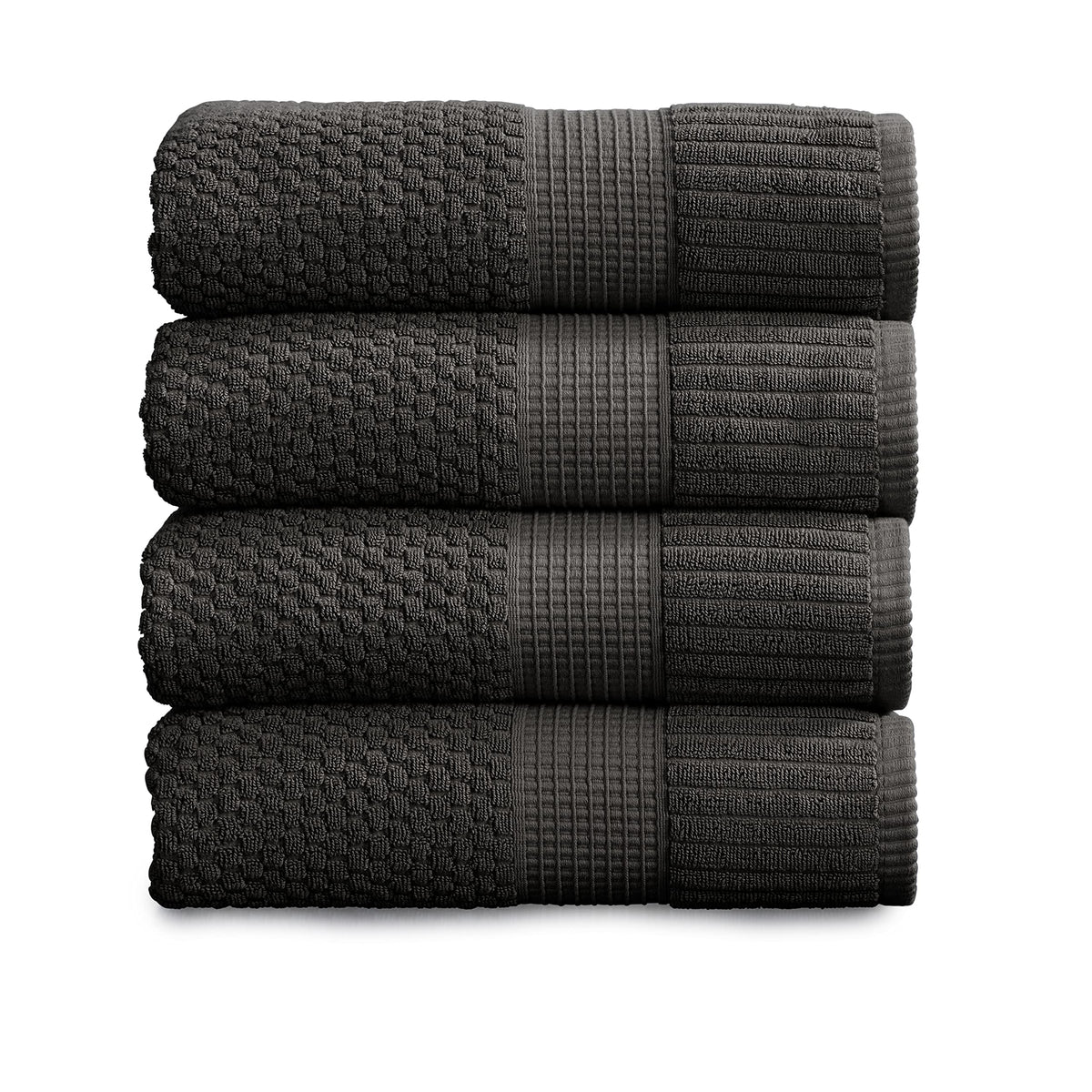 NY Loft 100% Cotton 6-Piece Bath Towel Set | Pink | Oeko-TEX | Quick-Dry