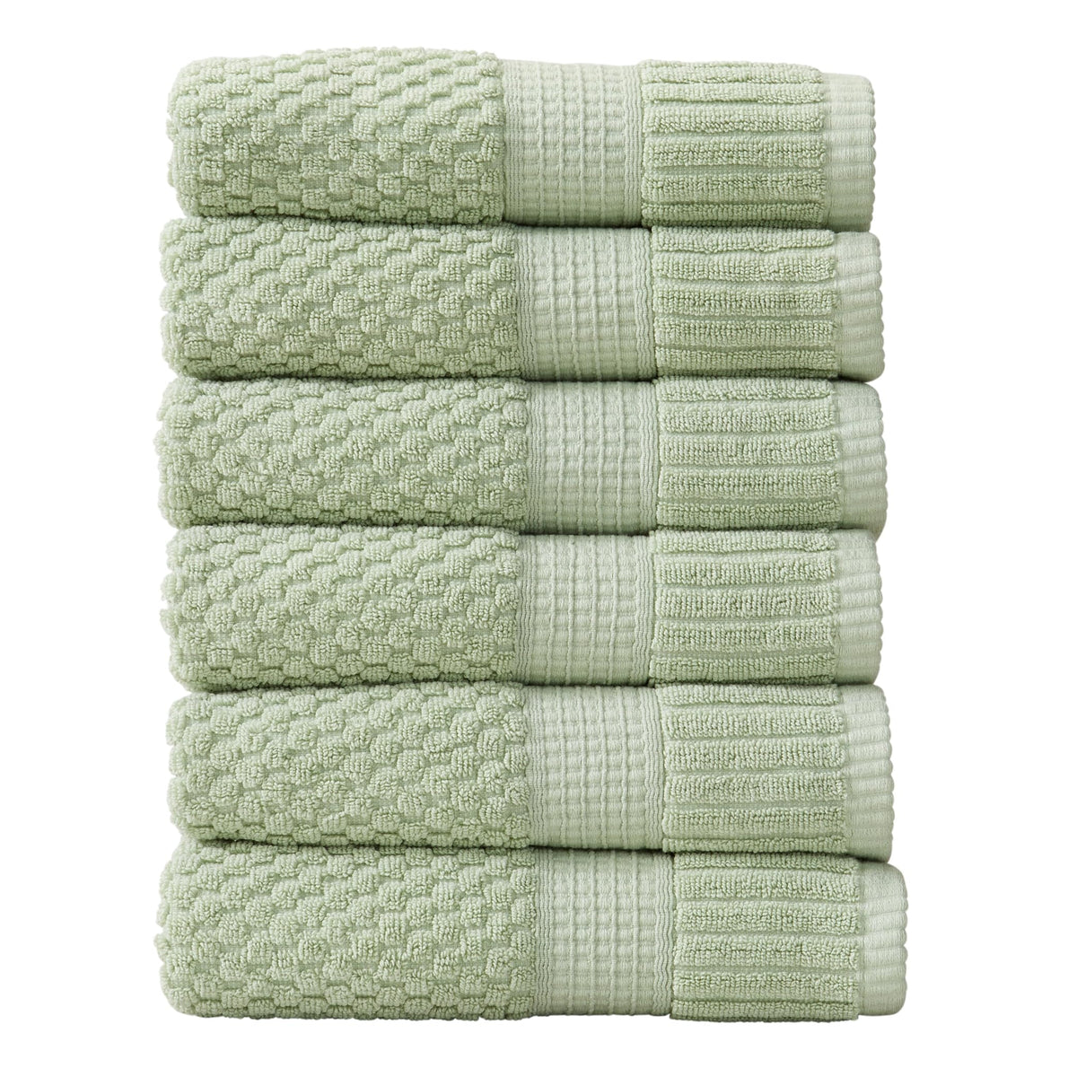 NY Loft 100% Cotton 6-Piece Bath Towel Set | Pink | Oeko-TEX | Quick-Dry