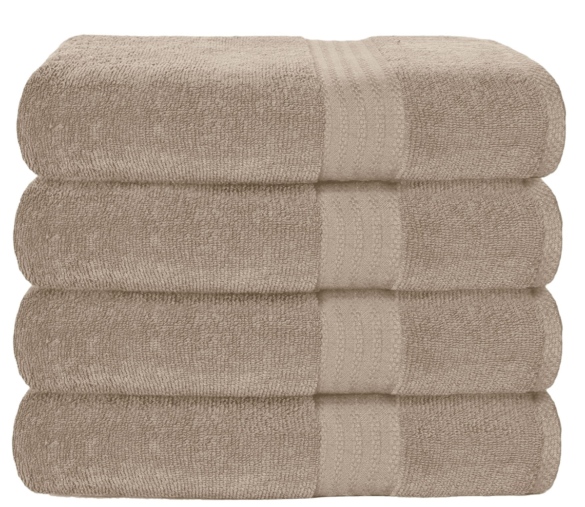 GLAMBURG Ultra Soft 8-Piece Towel Set - 100% Pure Ringspun Cotton, Contains 2 Oversized Bath Towels 27x54, 2 Hand Towels 16x28, 4 Wash Cloths 13x13 - Ideal for Everyday use, Hotel & Spa - Navy Blue