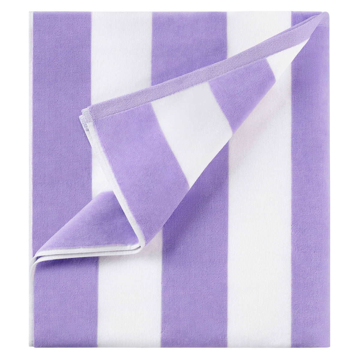 LULUHOME Oversized Beach Towel 36x70 Inch,100% Cotton,Striped Pool Towel