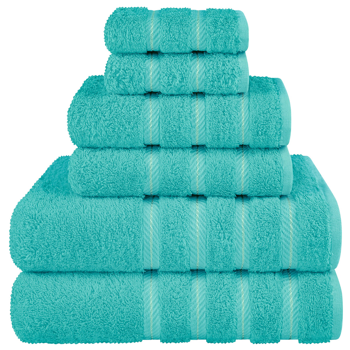 American Soft Linen 100% Cotton Luxury Turkish Towels, 4 PC Bath Towel Set