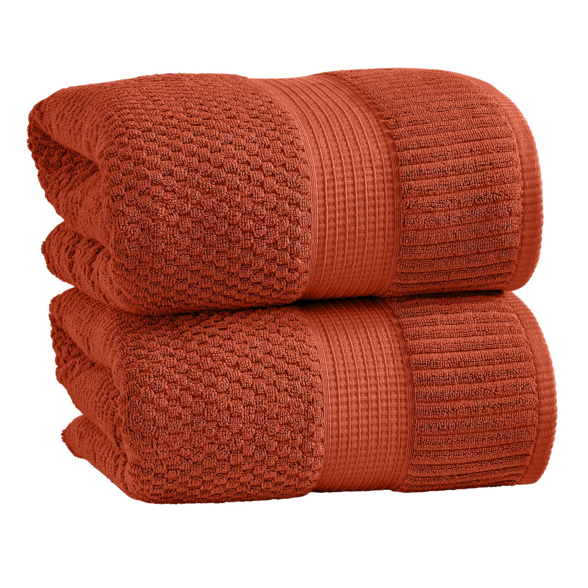 NY Loft 100% Cotton 6-Piece Bath Towel Set | Pink | Oeko-TEX | Quick-Dry