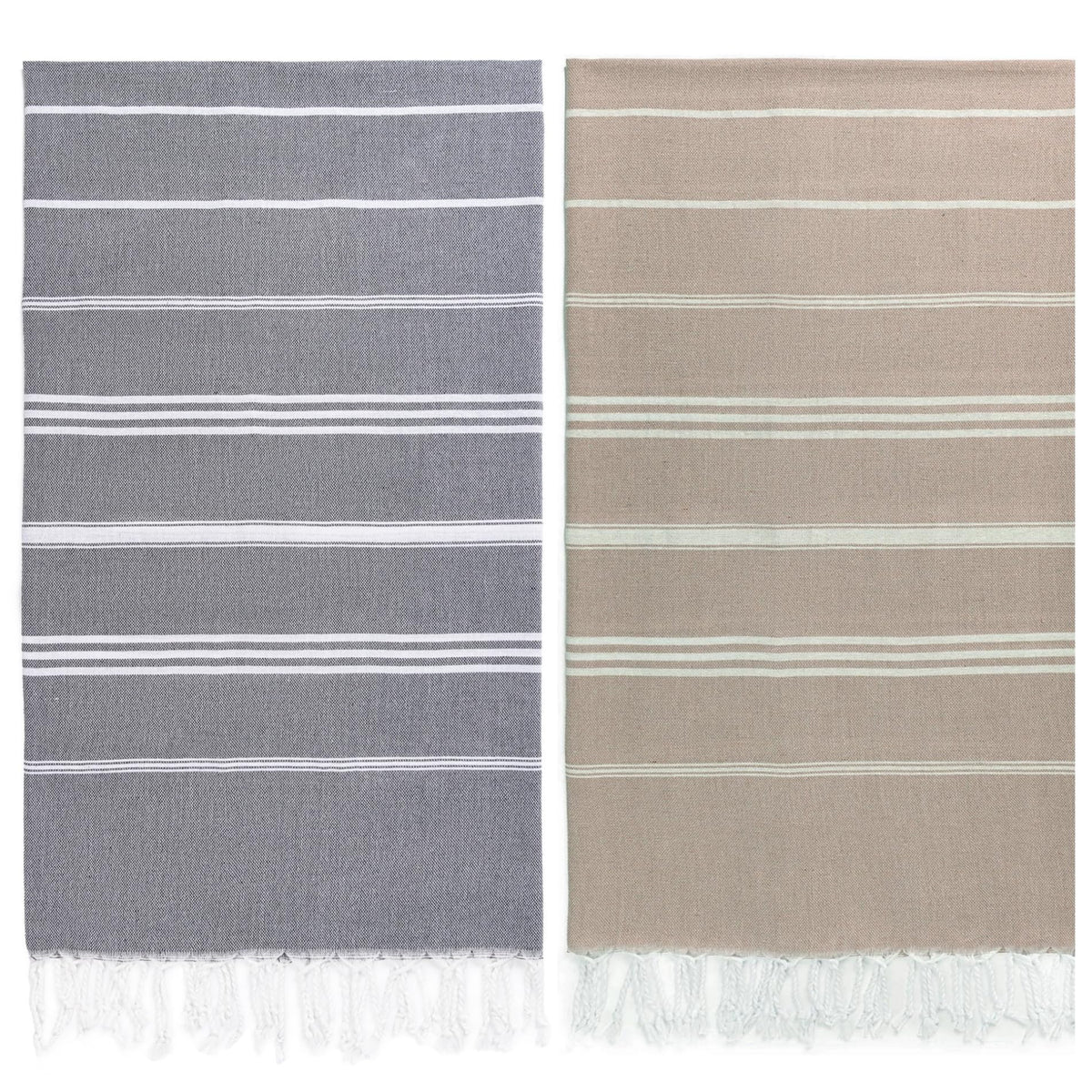 Turkish Beach Towel, 36"x71" Quick Dry Sand Free Oversized Towel, Aqua