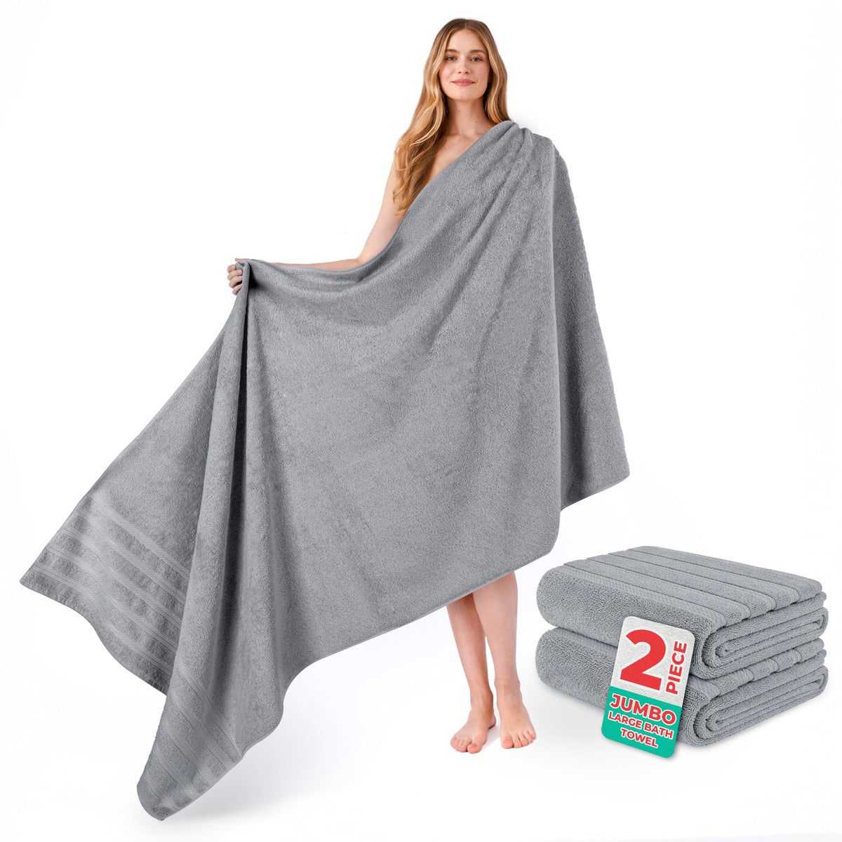 American Soft Linen 100% Cotton Luxury Turkish Towels, 3 Piece Towel Set