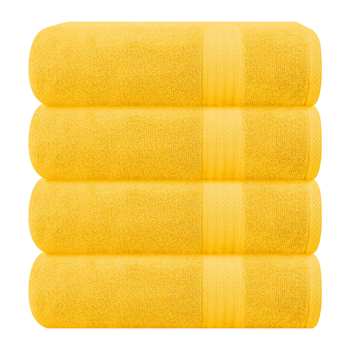 GLAMBURG Ultra Soft 8-Piece Towel Set - 100% Pure Ringspun Cotton, Contains 2 Oversized Bath Towels 27x54, 2 Hand Towels 16x28, 4 Wash Cloths 13x13 - Ideal for Everyday use, Hotel & Spa - Black