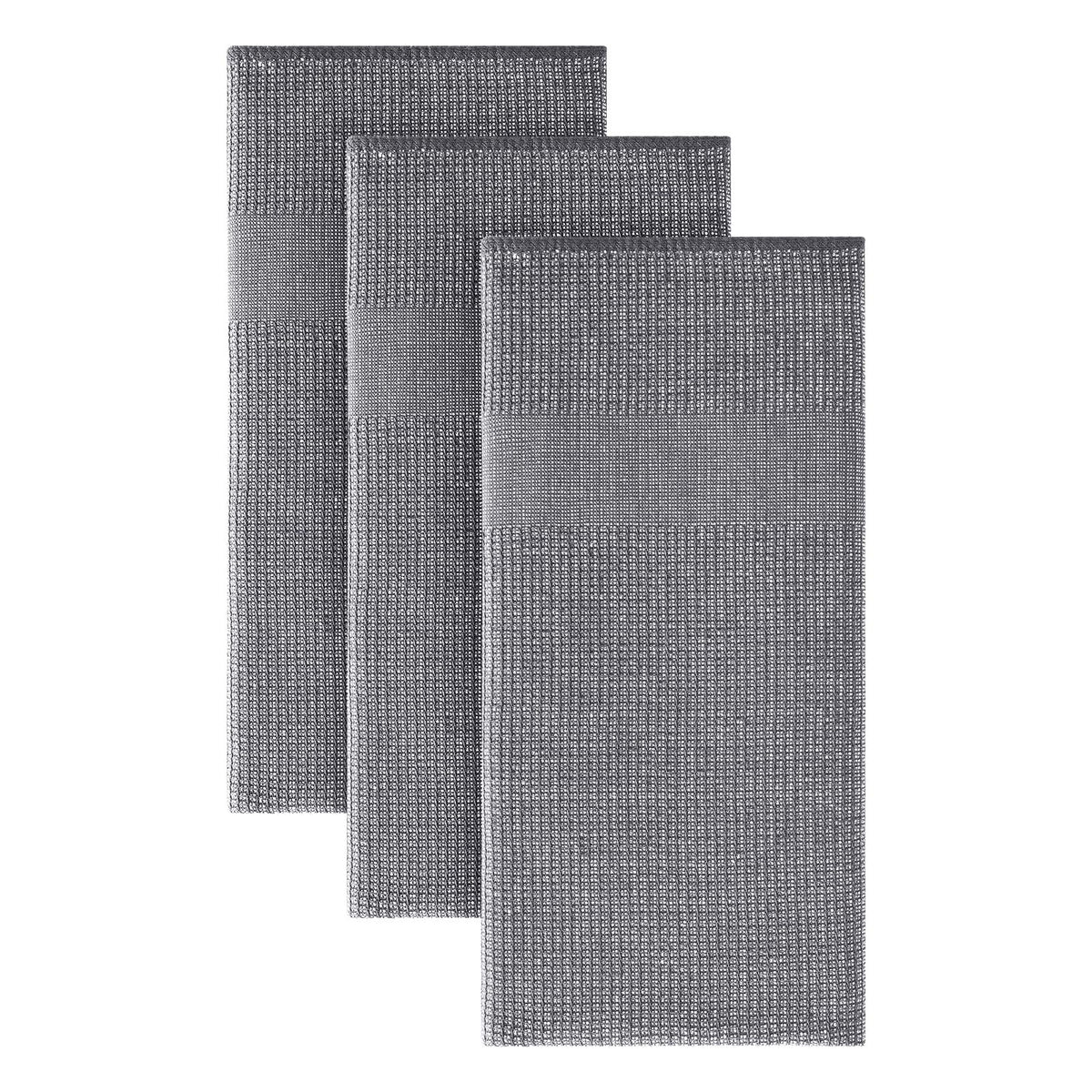 Homaxy 380 GSM Cotton Premium Kitchen Towels 6 Pack, 18"x 28", Khaki