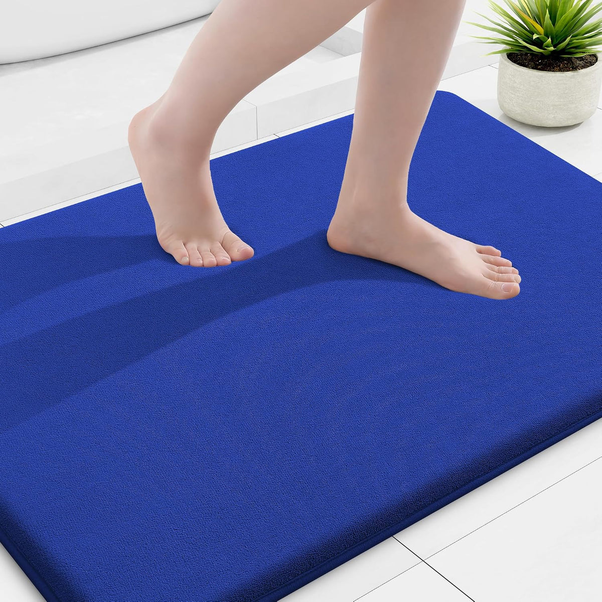 Smiry Memory Foam Bath Mat 30x20, Extra Soft and Absorbent Bathroom Rugs