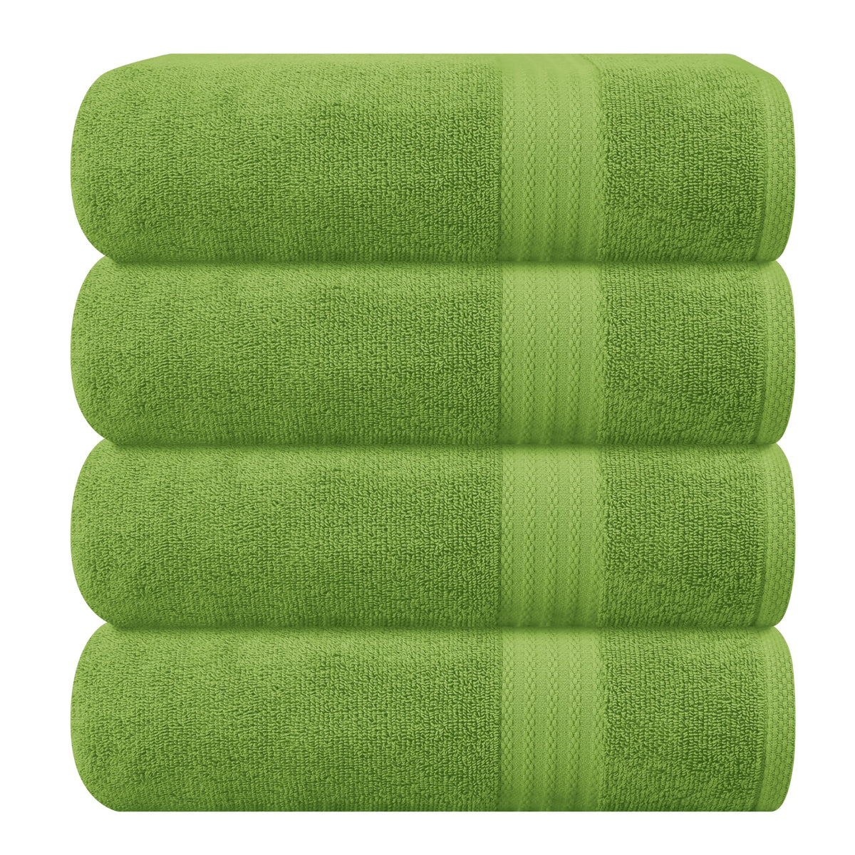 GLAMBURG Ultra Soft 8-Piece Towel Set - 100% Pure Ringspun Cotton, Contains 2 Oversized Bath Towels 27x54, 2 Hand Towels 16x28, 4 Wash Cloths 13x13 - Ideal for Everyday use, Hotel & Spa - Navy Blue