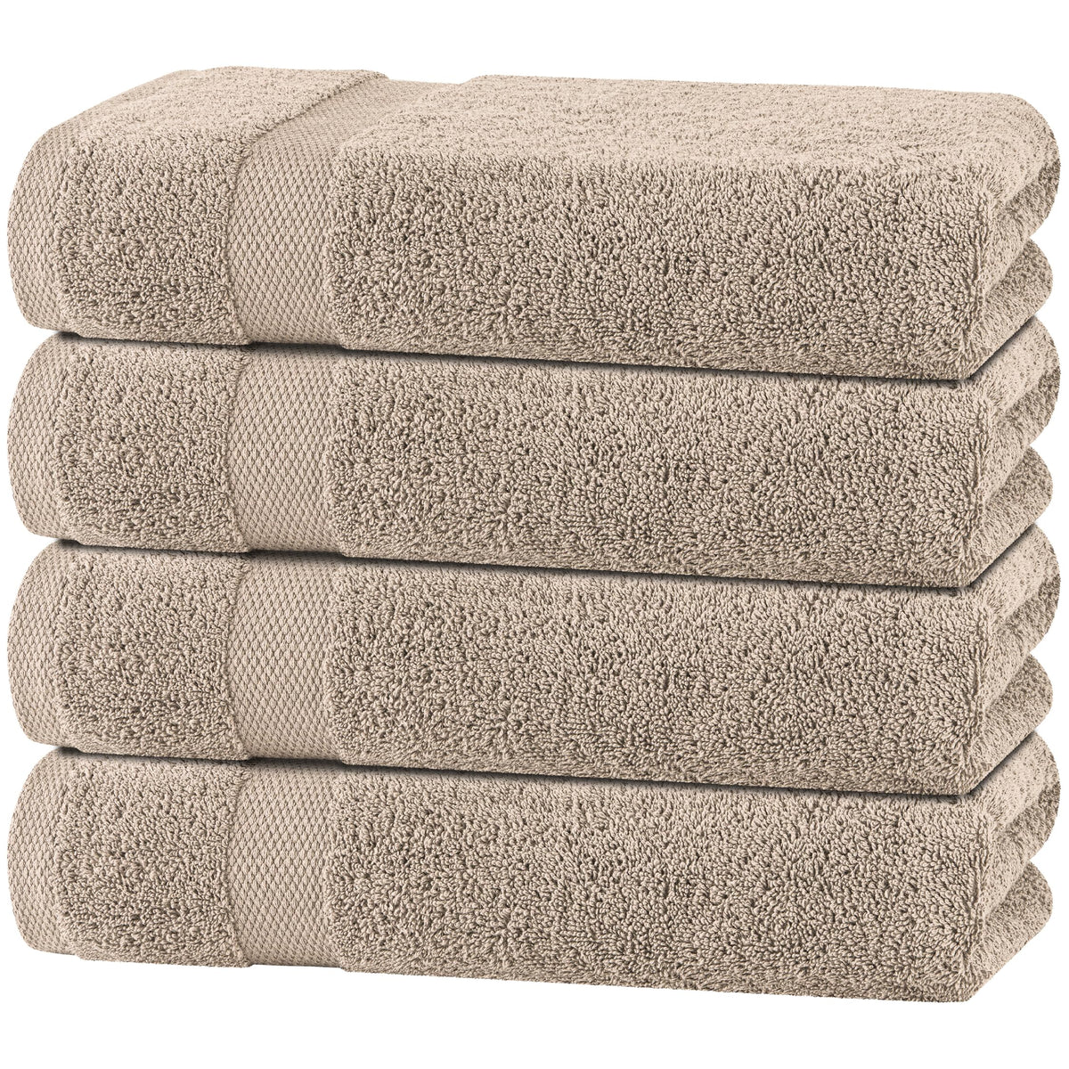 Bath Sheet Towels - 650 GSM Cotton Luxury Bath Towels Extra Large 35x70 | Highly Absorbent and Quick Dry | Hotel Quality Extra Large Bath Towels Oversized, White, 2 Pack