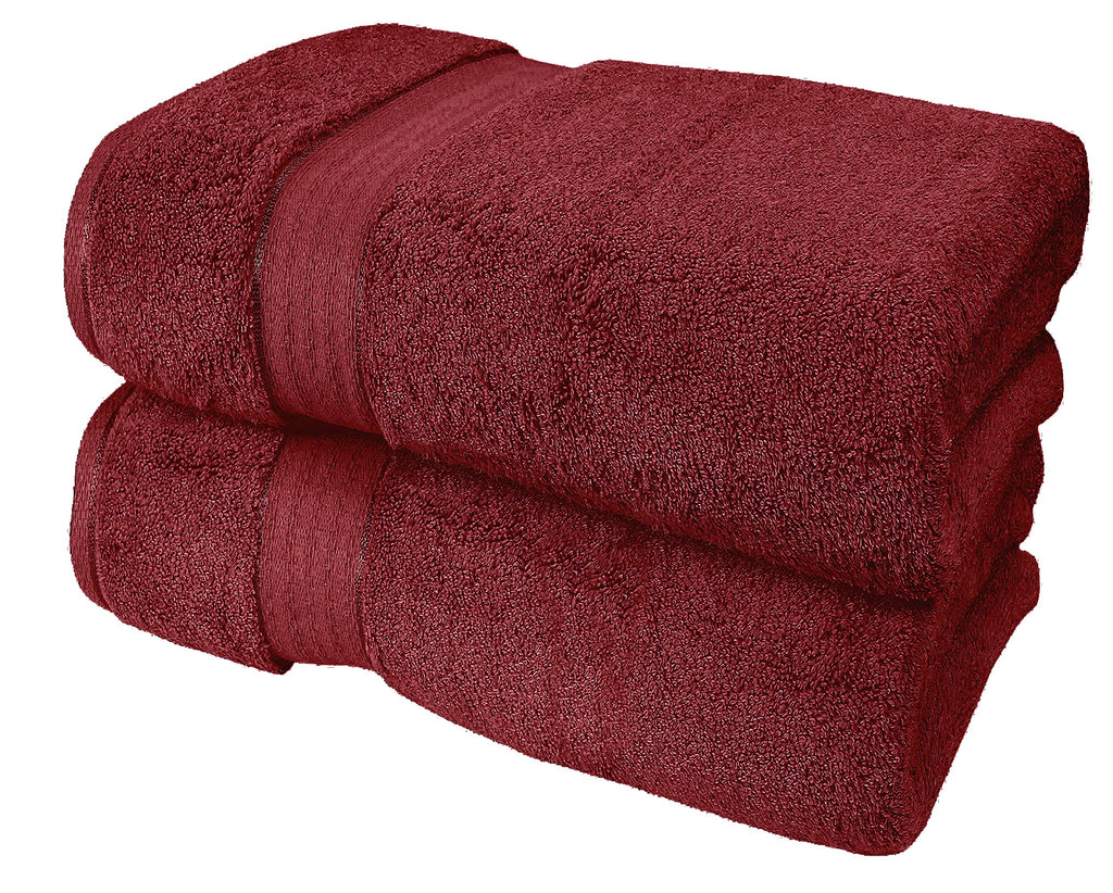 GLAMBURG Ultra Soft 8-Piece Towel Set - 100% Pure Ringspun Cotton, Contains 2 Oversized Bath Towels 27x54, 2 Hand Towels 16x28, 4 Wash Cloths 13x13 - Ideal for Everyday use, Hotel & Spa - Black