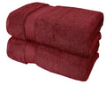 GLAMBURG Ultra Soft 8-Piece Towel Set - 100% Pure Ringspun Cotton, Contains 2 Oversized Bath Towels 27x54, 2 Hand Towels 16x28, 4 Wash Cloths 13x13 - Ideal for Everyday use, Hotel & Spa - Navy Blue