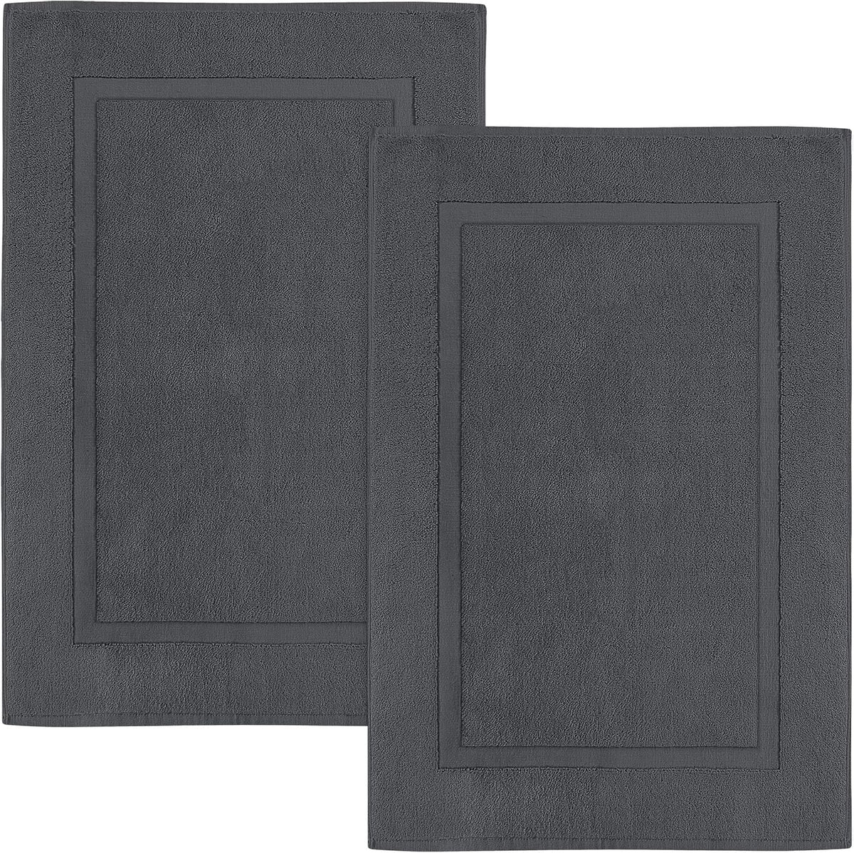 Utopia Towels Cotton Bath Mat, 21x34 in, 2 Pack, White