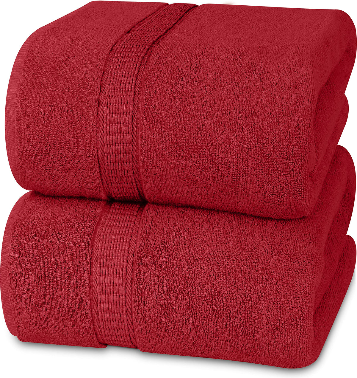 Utopia Towels Jumbo Bath Sheets, 2 Pack, 35x70 in, 600 GSM Cotton, White