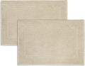 Tens Towels 2 Piece Bath Mats 20 x 32 Inches, Dark Grey